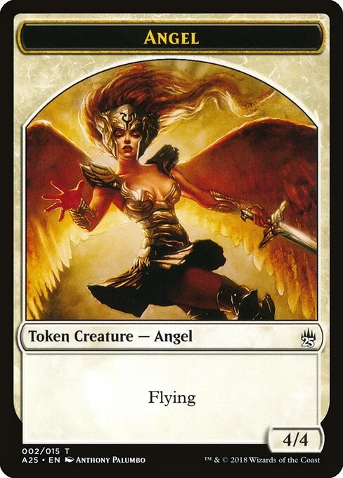 Angel, carta Magic di tipo Token Creature — Angel illustrata da Anthony Palumbo