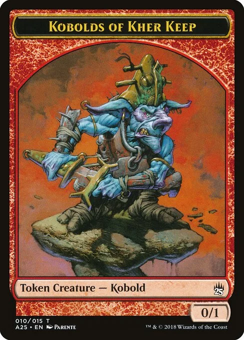 Kobolds of Kher Keep, carta Magic di tipo Token Creature — Kobold illustrata da Paolo Parente