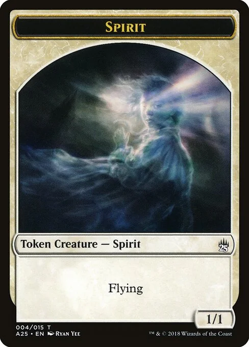 Spirit, carta Magic di tipo Token Creature — Spirit illustrata da Ryan Yee