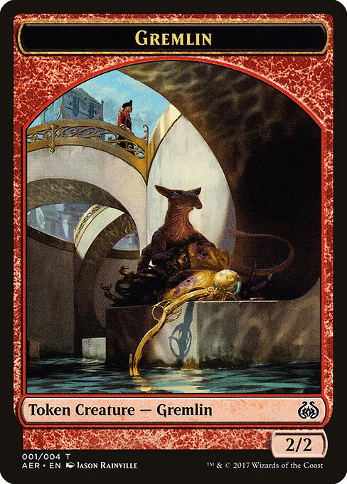 Gremlin, carta Magic di tipo Token Creature — Gremlin illustrata da Jason Rainville
