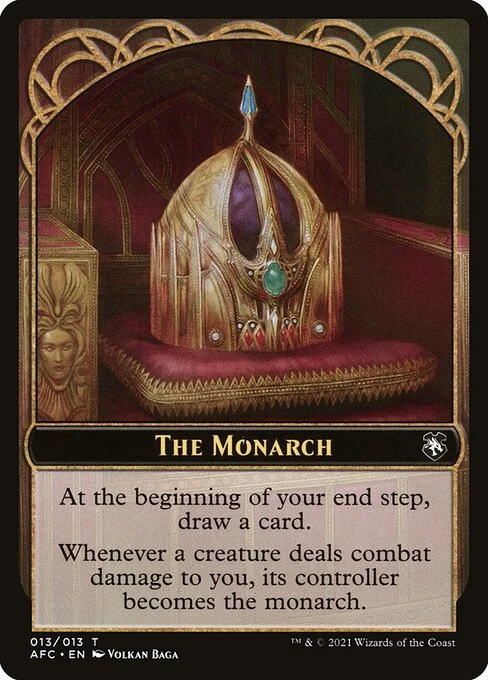 The Monarch, carta Magic di tipo Card illustrata da Volkan Baǵa