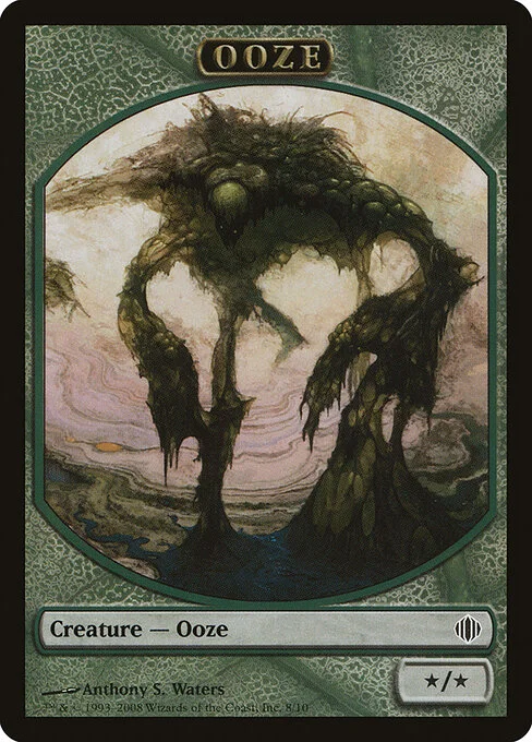 Ooze, carta Magic di tipo Token Creature — Ooze illustrata da Anthony S. Waters