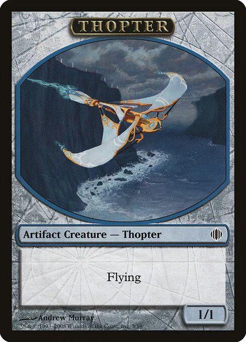 Thopter, carta Magic di tipo Token Artifact Creature — Thopter illustrata da Andrew Murray