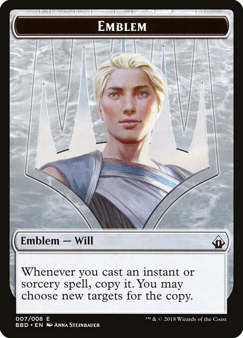 Will Kenrith Emblem, carta Magic di tipo Emblem — Will illustrata da Anna Steinbauer