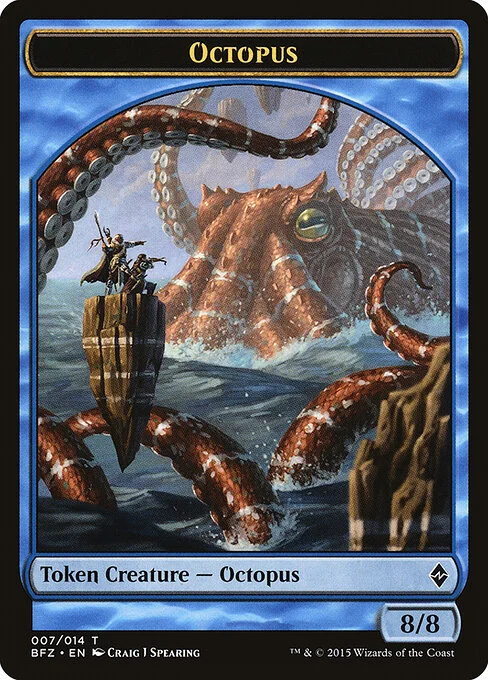 Octopus, carta Magic di tipo Token Creature — Octopus illustrata da Craig J Spearing
