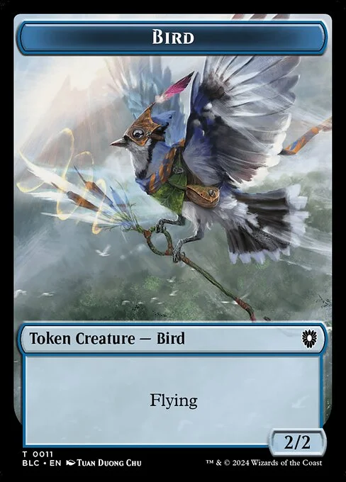 Bird, carta Magic di tipo Token Creature — Bird illustrata da Tuan Duong Chu