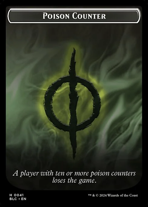 Poison Counter, carta Magic di tipo Card
