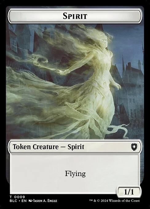 Spirit, carta Magic di tipo Token Creature — Spirit illustrata da Jason A. Engle