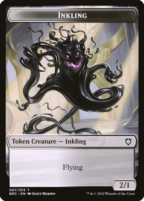 Inkling, carta Magic di tipo Token Creature — Inkling illustrata da Scott Murphy