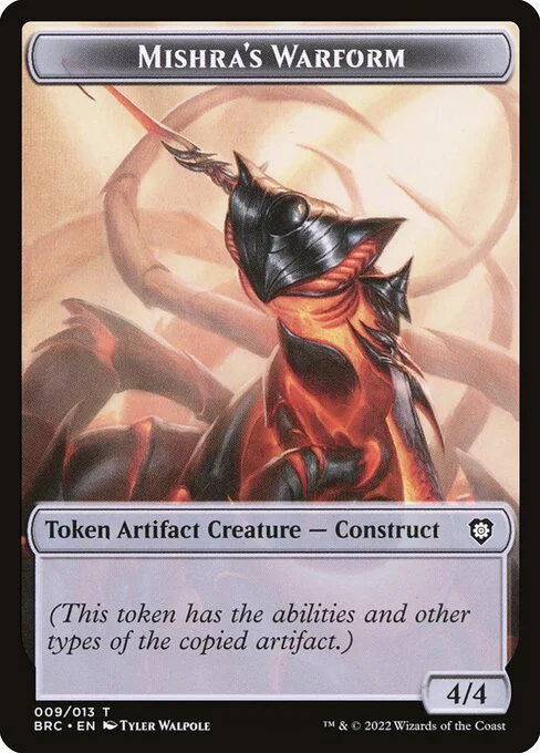 Mishra's Warform, carta Magic di tipo Token Artifact Creature — Construct illustrata da Tyler Walpole