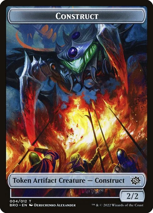 Construct, carta Magic di tipo Token Artifact Creature — Construct illustrata da Deruchenko Alexander