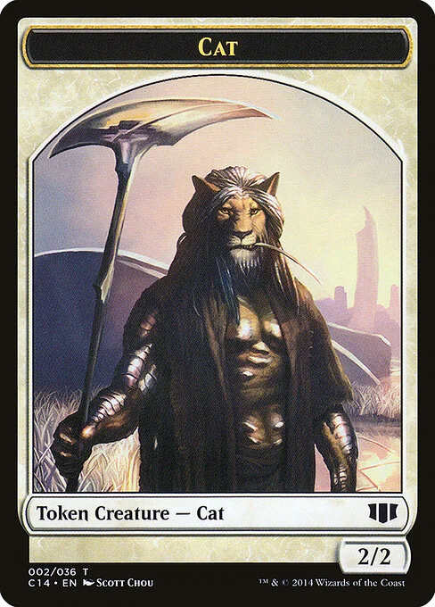 Cat, carta Magic di tipo Token Creature — Cat illustrata da Scott Chou