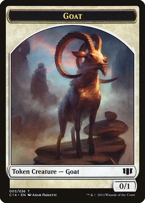 Goat, carta Magic di tipo Token Creature — Goat illustrata da Adam Paquette