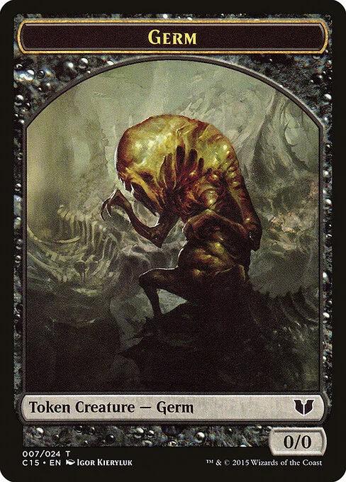 Germ, carta Magic di tipo Token Creature — Germ illustrata da Igor Kieryluk