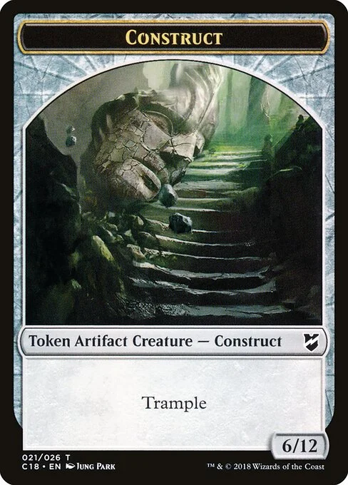 Construct, carta Magic di tipo Token Artifact Creature — Construct illustrata da Jung Park