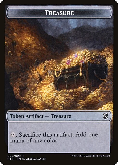 Treasure, carta Magic di tipo Token Artifact — Treasure illustrata da Alayna Danner