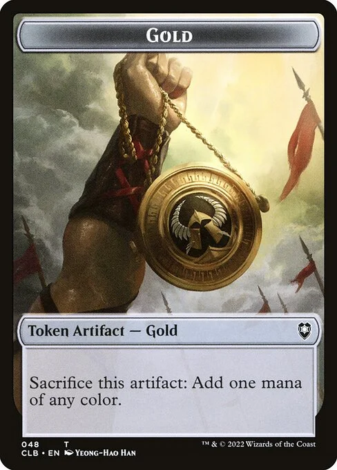 Gold, carta Magic di tipo Token Artifact — Gold illustrata da Yeong-Hao Han