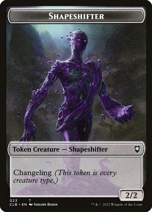 Shapeshifter, carta Magic di tipo Token Creature — Shapeshifter illustrata da Johann Bodin