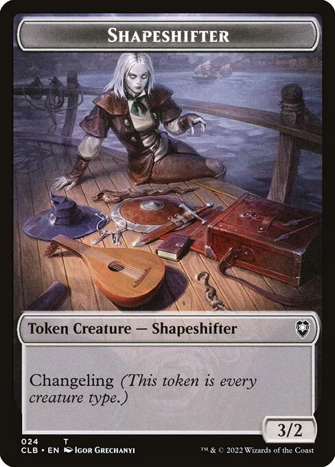 Shapeshifter, carta Magic di tipo Token Creature — Shapeshifter illustrata da Igor Grechanyi