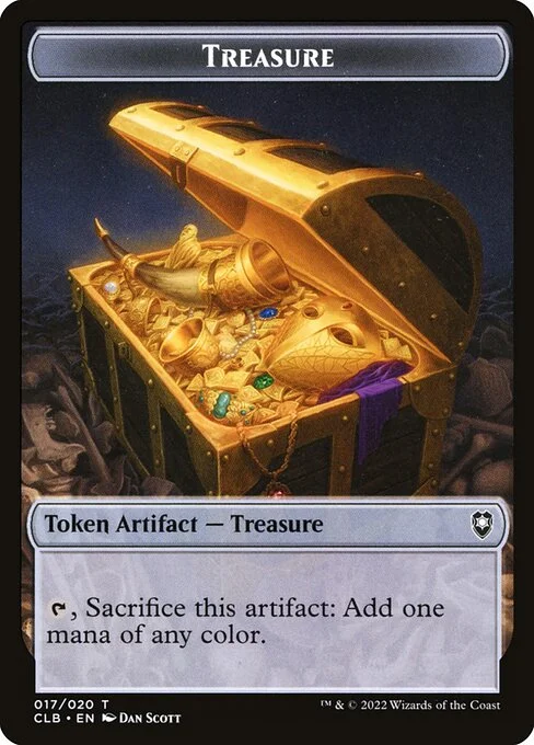 Treasure, carta Magic di tipo Token Artifact — Treasure illustrata da Dan Murayama Scott