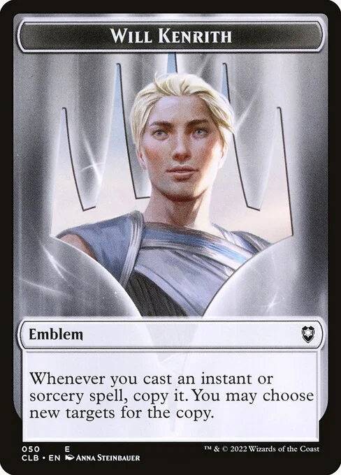 Will Kenrith Emblem, carta Magic di tipo Emblem — Will illustrata da Anna Steinbauer