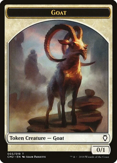 Goat, carta Magic di tipo Token Creature — Goat illustrata da Adam Paquette
