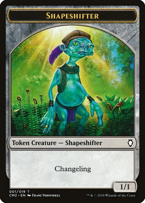 Shapeshifter, carta Magic di tipo Token Creature — Shapeshifter illustrata da Franz Vohwinkel