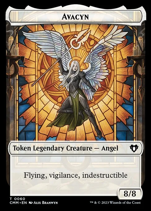 Avacyn, carta Magic di tipo Token Legendary Creature — Angel illustrata da Alix Branwyn