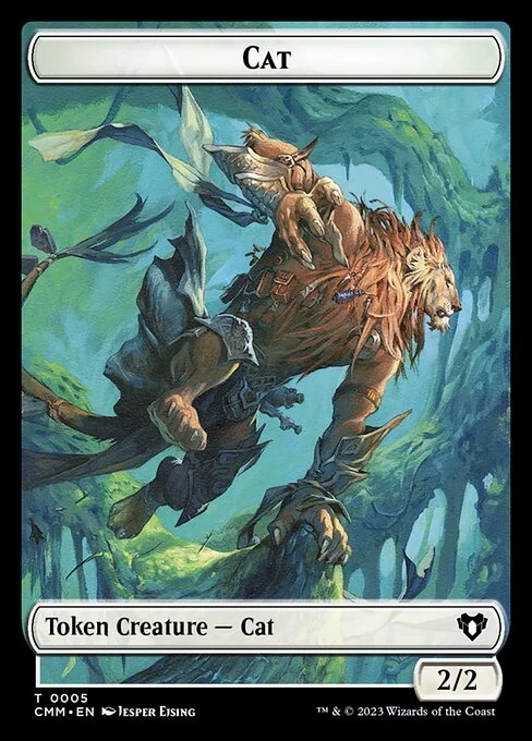 Cat, carta Magic di tipo Token Creature — Cat illustrata da Jesper Ejsing