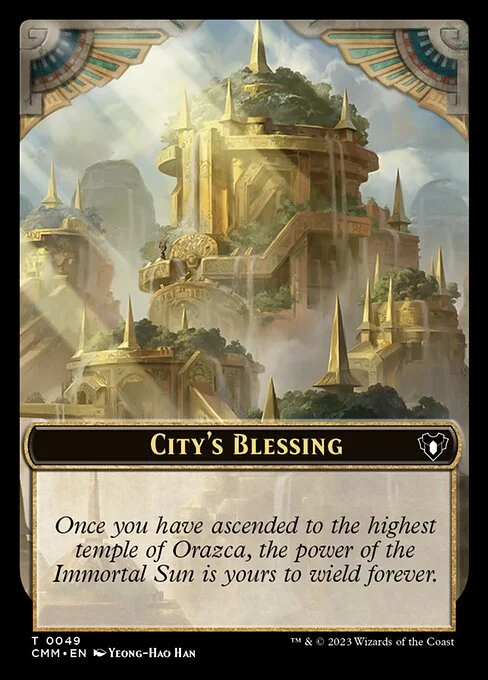 City's Blessing, carta Magic di tipo Card illustrata da Yeong-Hao Han