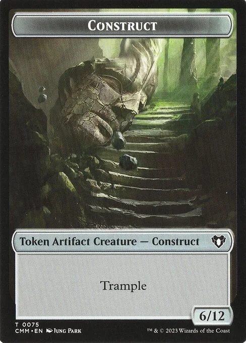 Construct, carta Magic di tipo Token Artifact Creature — Construct illustrata da Jung Park
