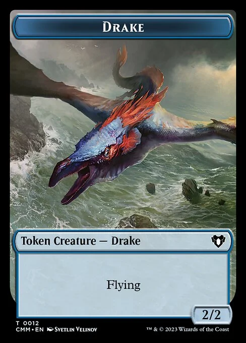 Drake, carta Magic di tipo Token Creature — Drake illustrata da Svetlin Velinov