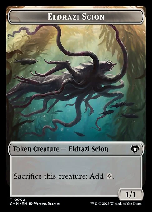 Eldrazi Scion, carta Magic di tipo Token Creature — Eldrazi Scion illustrata da Winona Nelson