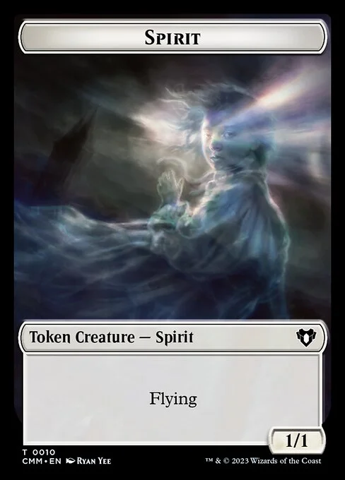 Spirit, carta Magic di tipo Token Creature — Spirit illustrata da Ryan Yee