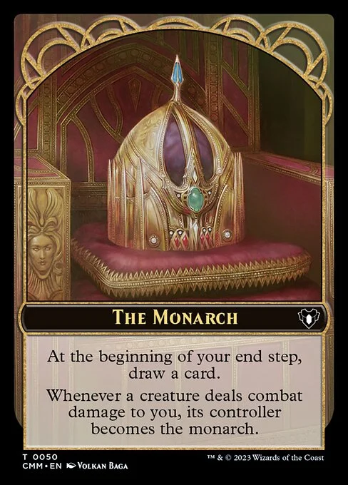 The Monarch, carta Magic di tipo Card illustrata da Volkan Baǵa