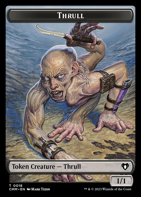 Thrull, carta Magic di tipo Token Creature — Thrull illustrata da Mark Tedin