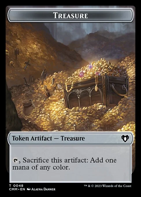 Treasure, carta Magic di tipo Token Artifact — Treasure illustrata da Alayna Danner