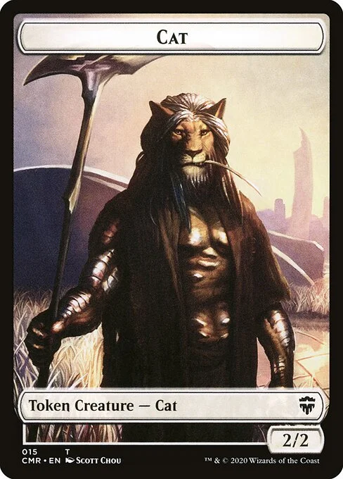 Cat, carta Magic di tipo Token Creature — Cat illustrata da Scott Chou