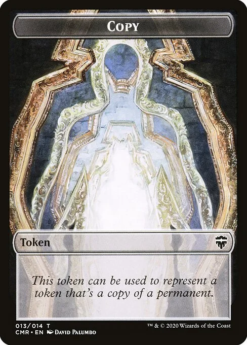 Copy, carta Magic di tipo Token illustrata da David Palumbo