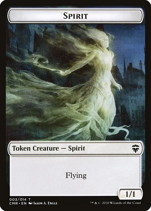 Spirit, carta Magic di tipo Token Creature — Spirit illustrata da Jason A. Engle