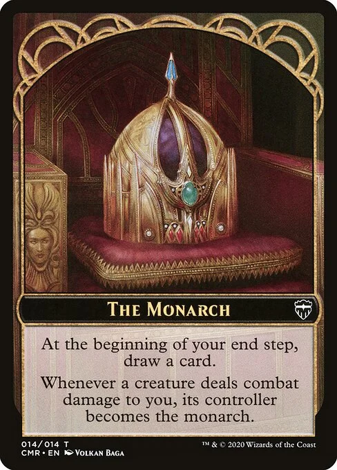 The Monarch, carta Magic di tipo Card illustrata da Volkan Baǵa