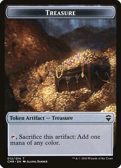 Treasure, carta Magic di tipo Token Artifact — Treasure illustrata da Alayna Danner