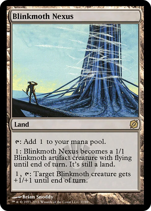 Blinkmoth Nexus, carta Magic di tipo Land illustrata da Brian Snõddy