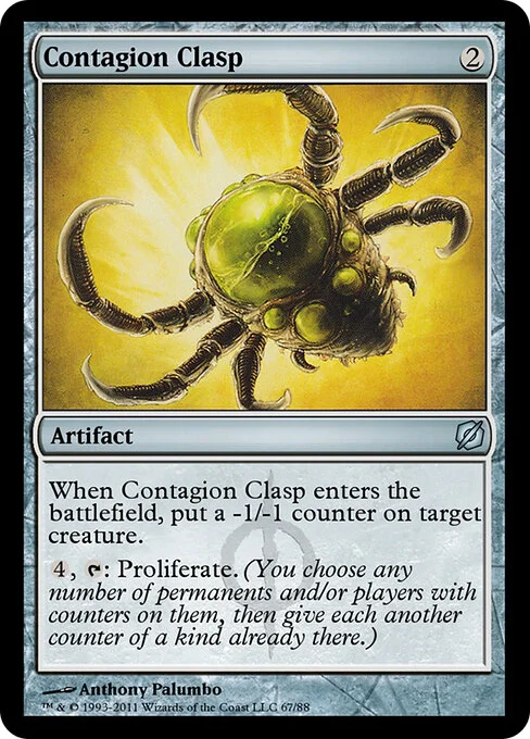 Contagion Clasp, carta Magic di tipo Artifact illustrata da Anthony Palumbo