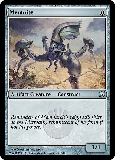 Memnite, carta Magic di tipo Artifact Creature — Construct illustrata da Svetlin Velinov