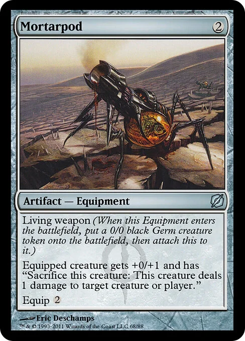 Mortarpod, carta Magic di tipo Artifact — Equipment illustrata da Eric Deschamps