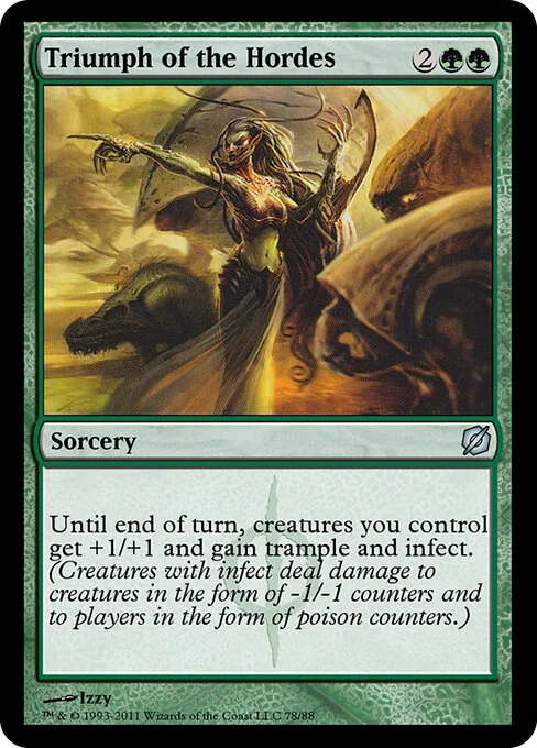 Triumph of the Hordes, carta Magic di tipo Sorcery illustrata da Izzy