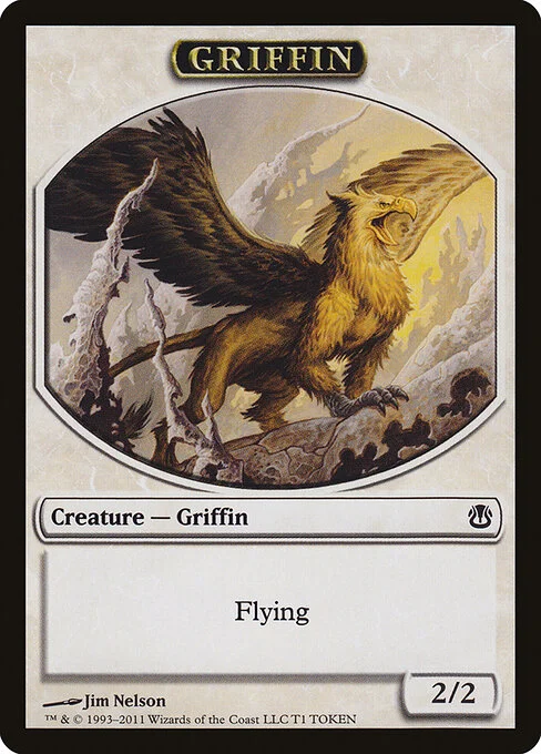 Griffin, carta Magic di tipo Token Creature — Griffin illustrata da Jim Nelson