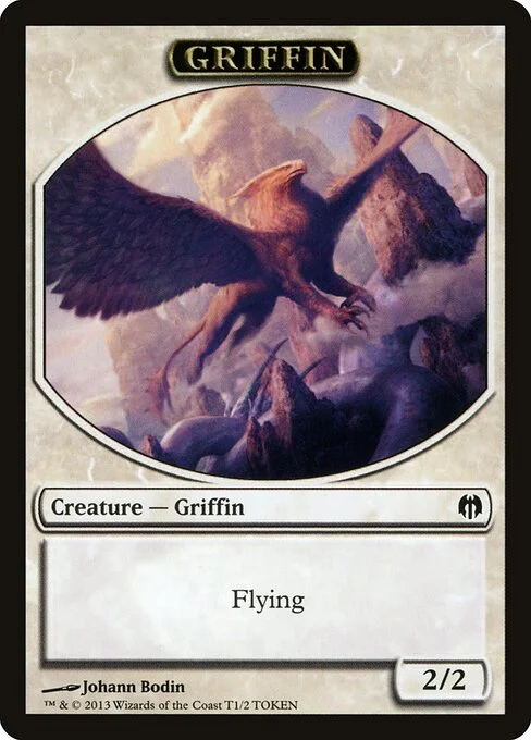 Griffin, carta Magic di tipo Token Creature — Griffin illustrata da Johann Bodin