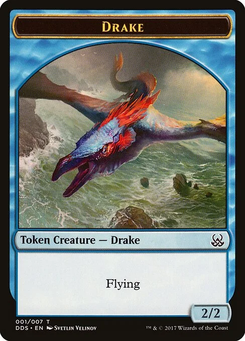 Drake, carta Magic di tipo Token Creature — Drake illustrata da Svetlin Velinov